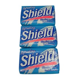 Shield Vintage 1992 Shield Deodorant Bar Soap Blue Surf Scent 5 oz. each Lot of 3 NOS