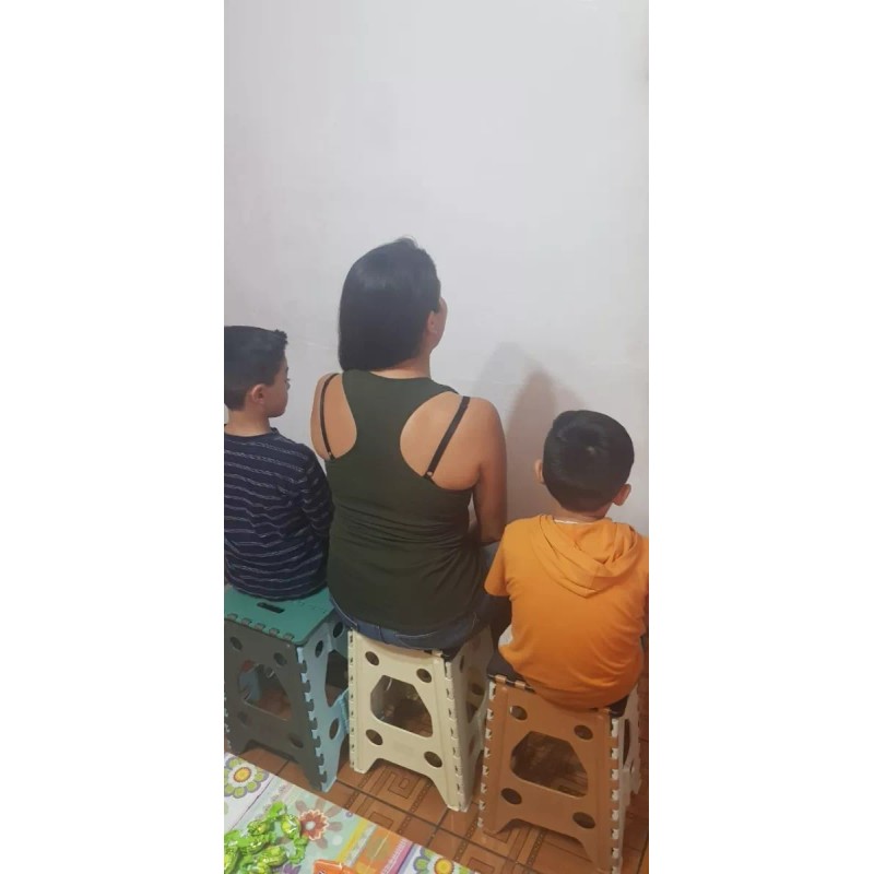 MDJ 2 Bancos Plegable Grande Portátil Plástico 120kg +envio