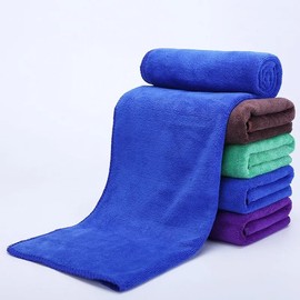 Microfiber Towel, Microfiber Cloth, Beach Towel, Towels for Drying Hair, Gym Towel, Hand Towel, Quick Drying Microfiber Towel, Towels for Drying Hair, 14" x 30". Pack of 4 (Blue)