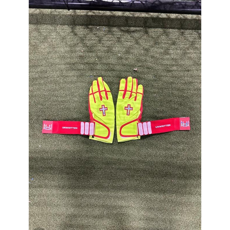 Unwritten Long Cuff Batting Gloves | Flashy Series - Color: