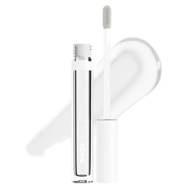 Wet n Wild Mega Slicks Lip Gloss  Long Lasting  Hyaluronic Acid  High Shine  Crystal Clear                                                            