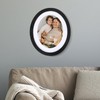 Black Oval Frame Oval Picture Frame 10 Inch with Seamless