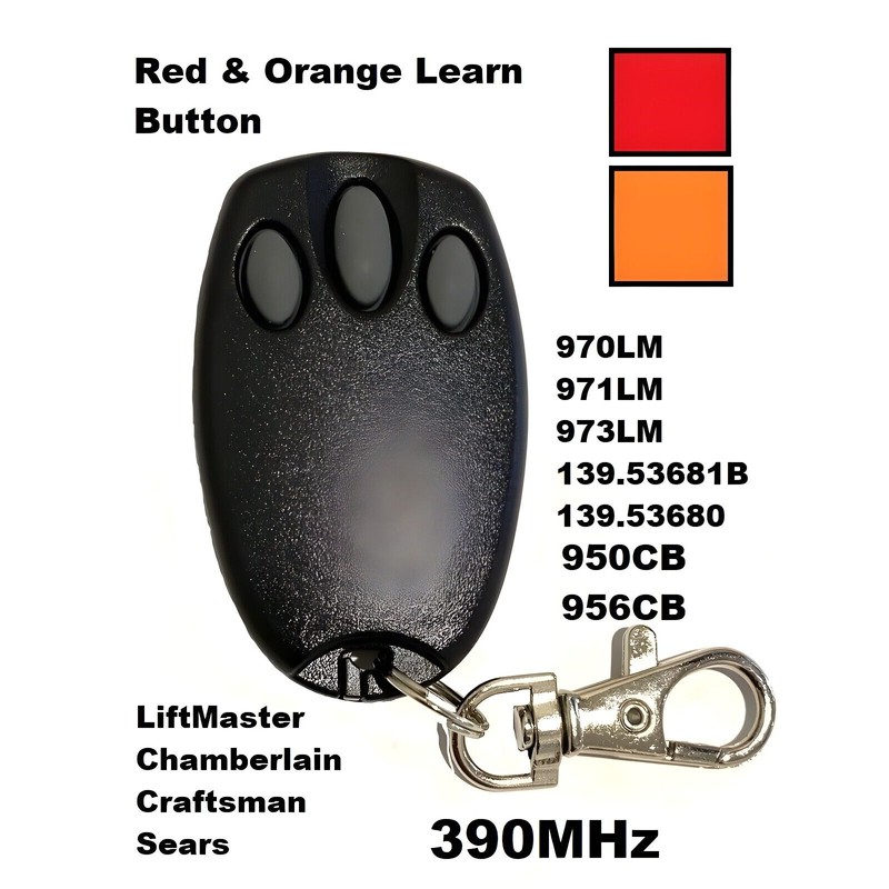 Craftsman Sears Crafsman 3 Button Garage Door Opener Remote HBW1255