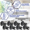 Pack of 8 Dishwasher Wheels Upper Basket Diameter 25 mm