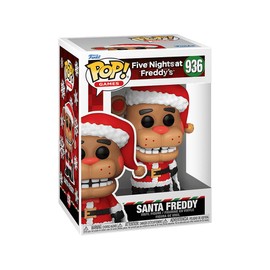 Epic Collectibles Pop Five Nights at Freddy's (FNAF) - Santa Freddy Fazbear Holiday Edition Collectibles Vinyl Figure Bundle with Compatible Funko Box Protector