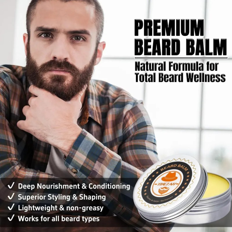 Kit De Cuidado De Barba Xikezan Para Hombre, Juego De