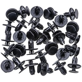 Rexka 30pcs Bumper Cover Fender Liner Splash Shield Push Type Retainer Clip BGV4-56-145 for Mazda 2, Mazda 3, Mazda 6, CX-3, CX-30, CX-5, CX-9, MX-5 Miata BGV456145