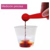 RIVERSOFY Tazas Cucharas Medidoras Fondant Cocina Reposteria 6pz