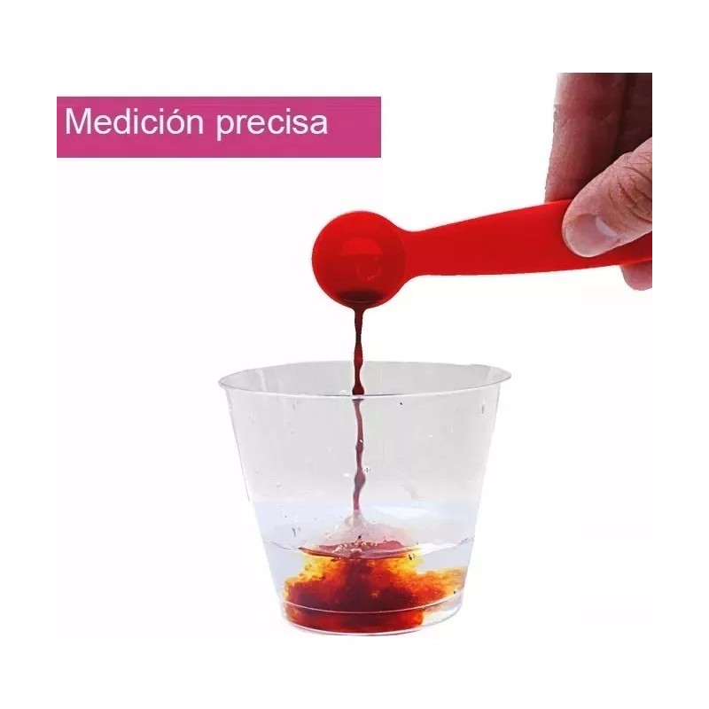 RIVERSOFY Tazas Cucharas Medidoras Fondant Cocina Reposteria 6pz