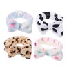 OHPHCALL Comfy Face Washing Headband Elastic Spa Headwrap Bowknot Design