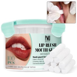 PMUBEAUTY 100pcs Cotton Lip Tattoo Stretching Stick for Easy and Precise Lip Coloring Enhance Lip Color Lip Tattoo & Lip Blushing PMU Supplies Tattoo Cleaning Wipes