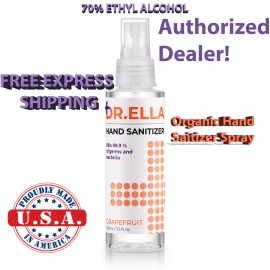 DR. ELLA HAND SANITIZER SPRAY LAVENDER 3.3 FL OZ ORGANIC MADE IN USA!!
