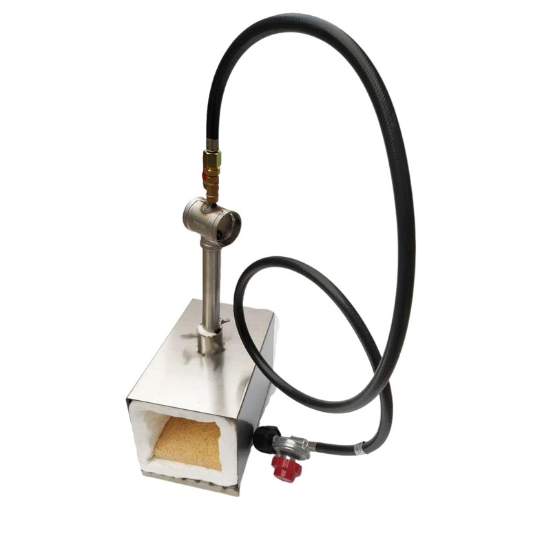 Metal Melting Furnace Burner Knife Making Blacksmith Gas Propane Forge