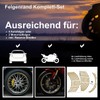 BIKE-label 700512 Wheel Rim Sticker Metallic Gold 9 mm GP