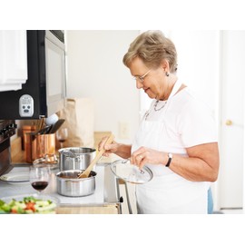 General Tools TI150 3-in-1 Kitchen Timer - for Visually/Hearing Impaired, Loud Environments and Classrooms (Red Flasher, Loud Beeper, Vibration) , Gray