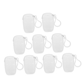 VICASKY 36 pcs Refillable Travel Bottles with Keychain Hook Leak Hand Lotion Packing Containers Compact Cosmetic Toiletries for and Storage