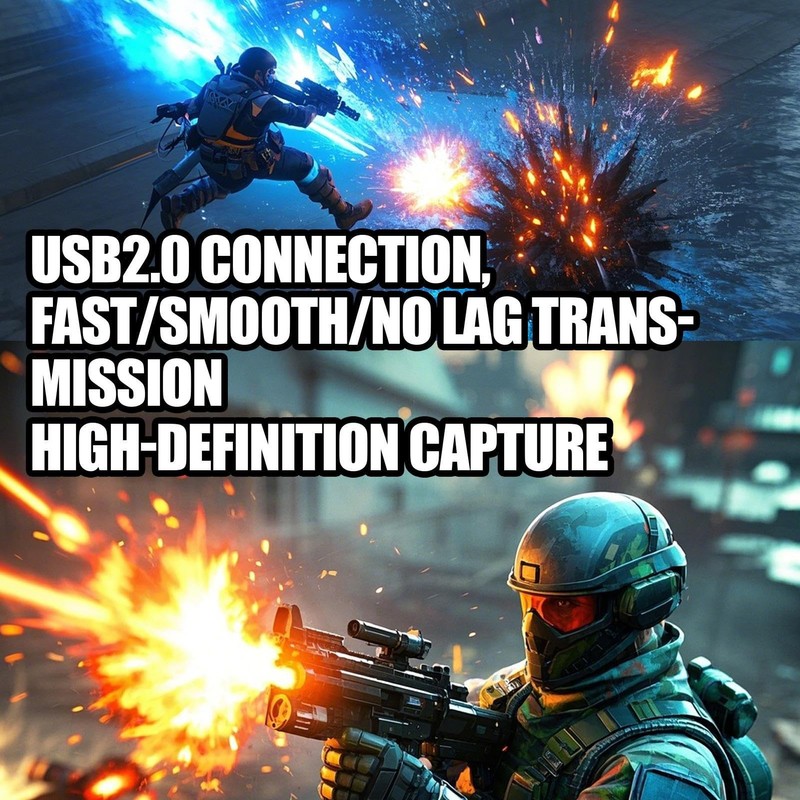 Capture Card for Streaming - Low-Latency 1080P USB Video Capture