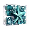 WeRChristmas Shatterproof Baubles Decoration Pack with Tree Topper and Garland