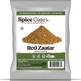 Spice Gate Red Zaatar Dukkah Spice Blend (2 oz) All Natural Dukkah Seasoning