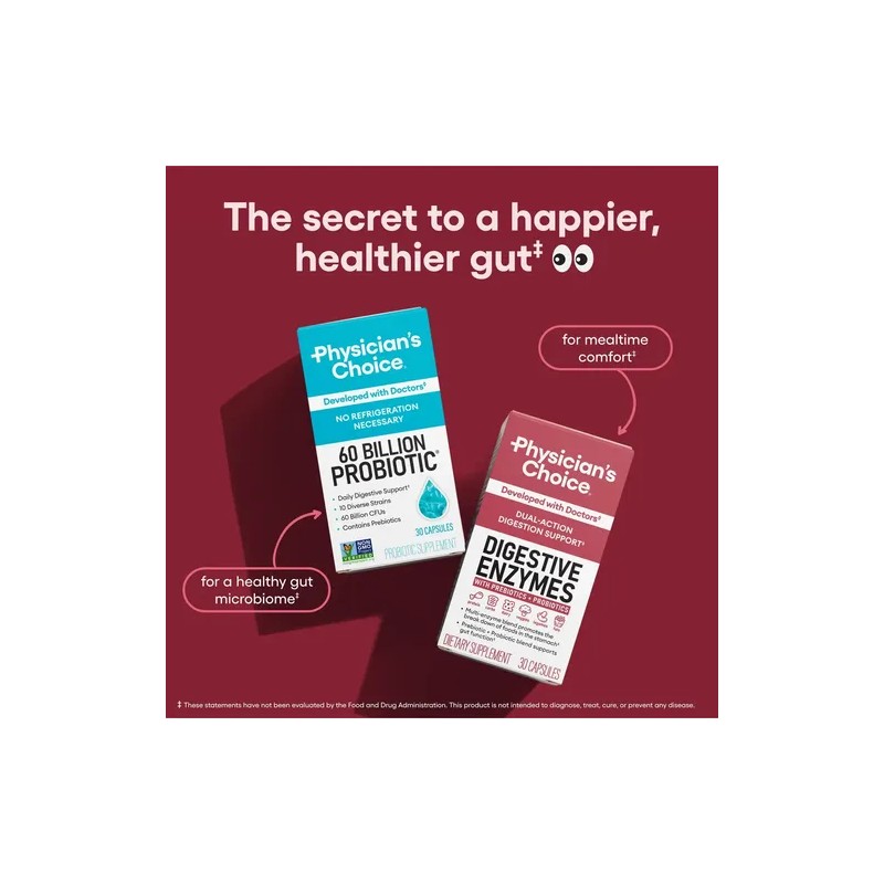 Physician's Choice Enzimas Digestivas 30 Ct