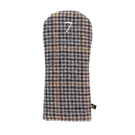 丸眞 ゴルフ ヘッドカバー イギリス MOON コバルトヘリンボーン 初心者 0415007400