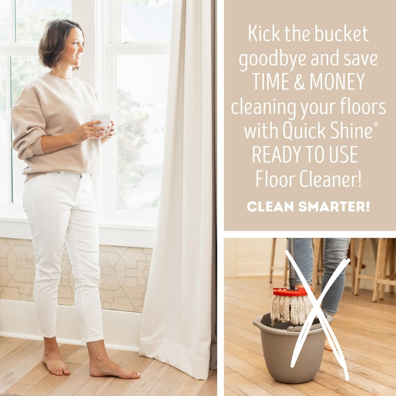 Quick Shine Hardwood Floor Cleaner 27oz, 2Pk | Naturally Cleans