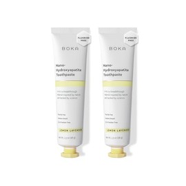 Boka- “Sin Fluoruro Tamaño de Viaje Pasta de DientesNano Hidroxiapatita, Remineralizante, Dientes Sensibles, Whiteni