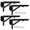 CHZHWFDC E Track Shelf Bracket - Durable Hinged Collapsible Table