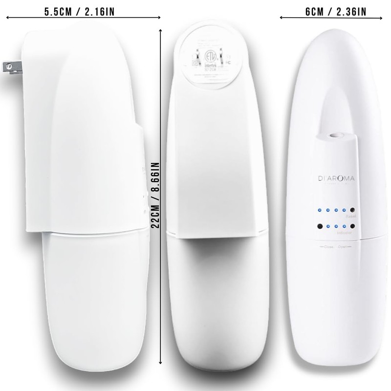 Di'Aroma Plug in Waterless Diffuser, Fragrance Diffuser Essential Oil Diffuser