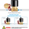 Heschen Brass Electric Solenoid Valve, 2W-025-06K, PT1/8", Normally Open, Direct