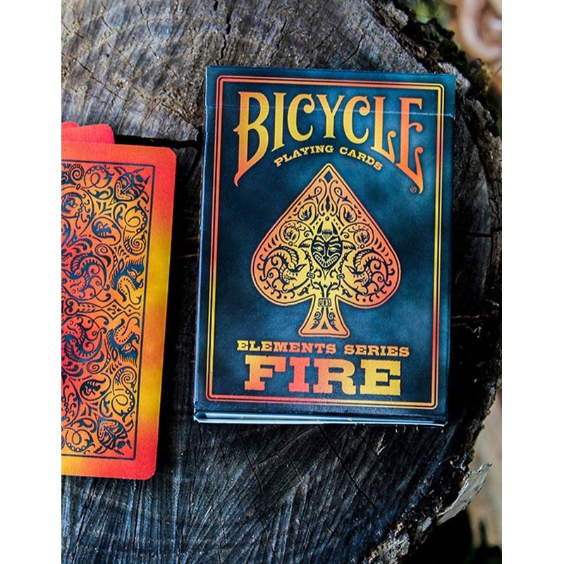 Bicycle Fire Element Playing Cards