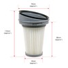 SPARES2GO SuperVac Filter HEPA compatible with Morphy Richards Pleated Vacuum