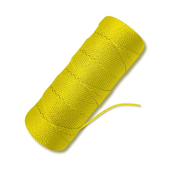 Yellow Mason Line String Line - #18 Braided Nylon String