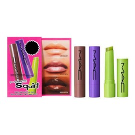 MAC Cosmetics M.A.C Squirt Twist and Pout Lip Trio - Like Squirt - Violet Beta - Simulation - Full Size