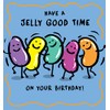 Lucilla Lavender Funny Human Bean Jelly Good Time Birthday Card