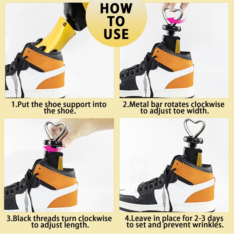 YUYJME Shoe Stretcher Men and Women, Adjustable Boot Stretcher for