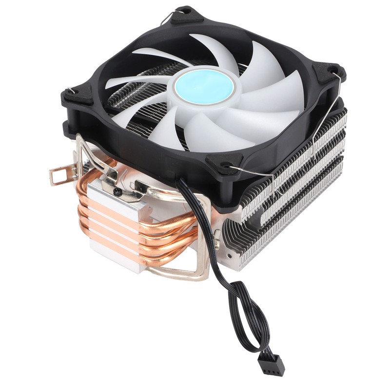 CPU Fan 4 Pure Copper Heat Pipes Mute Heatsink with