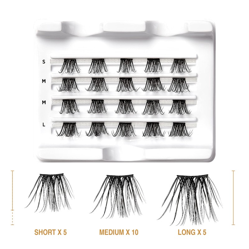 i•ENVY Extended False Eyelashes Faux Mink Featherlight Reusable Artificial Eyelashes