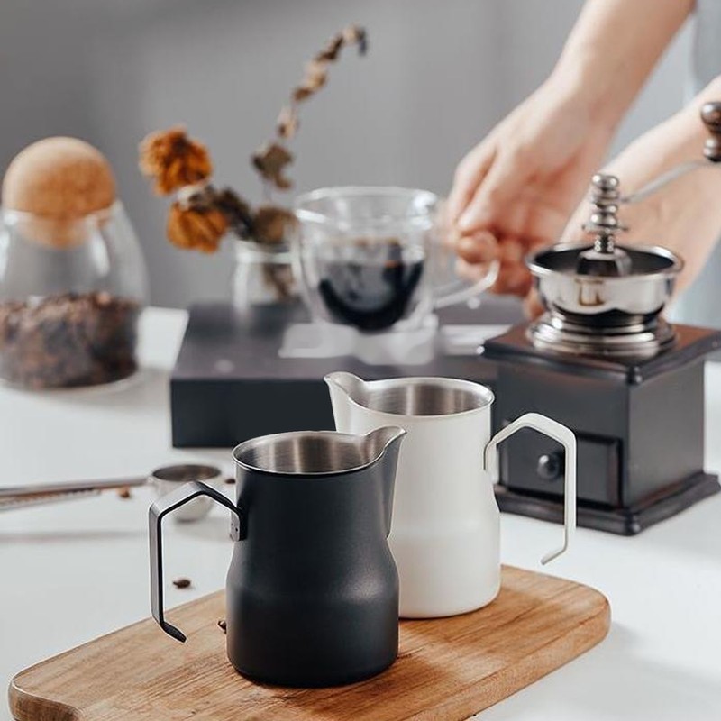 Milk Frothing Pitcher Coffee Steaming Pitcher 304 Stainless Steel Coffee