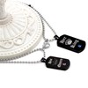 JunyiDIY Her King His Queen Couples Necklace Set - Stainless