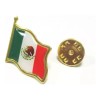 Broche De Metal De 40 Pines Con Bandera De México