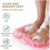 Shower Foot Scrubber Mat, Compact Lightweight Accessory for Travel and