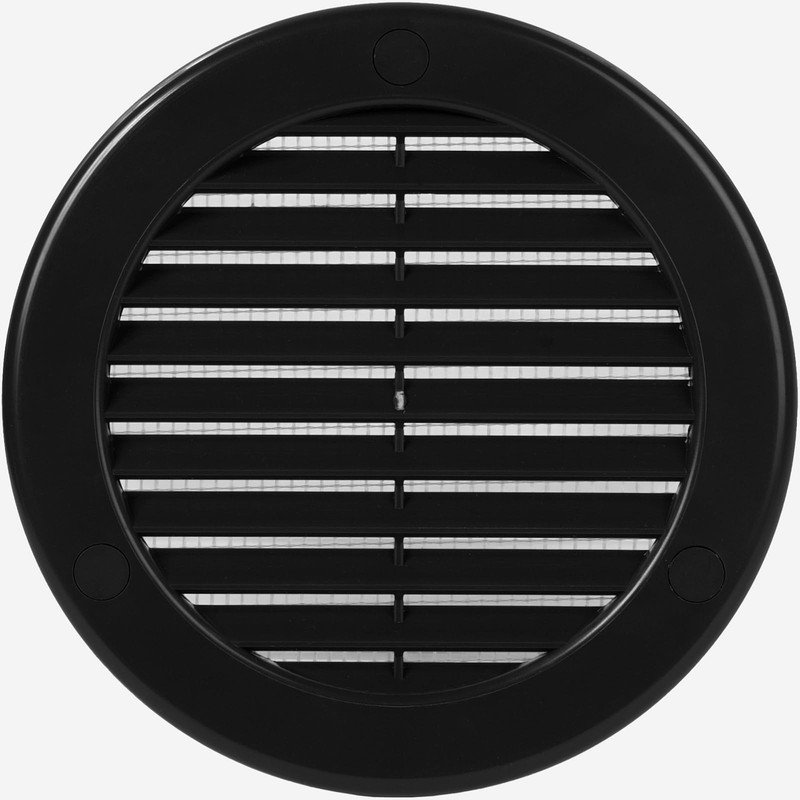 Vent Systems 4'' Inch (Opening Dimensions) Pack of 5 Black