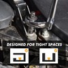 wanlvkang Dual 3/8 and 1/4 Drive Flex Head Ratchet, 72-Tooth