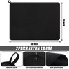Hushee 2 Pack Extra Large Dish Drying Mat Microfiber Absorbent