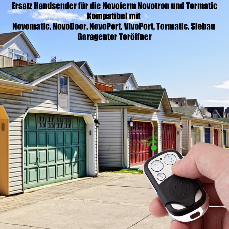 Garage Door Opener Remote Control for Novoferm Novotron 502 MAX43-2