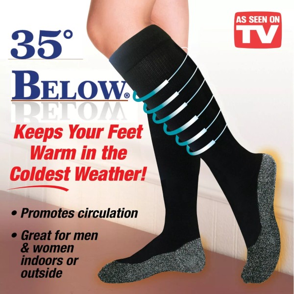 Unbranded 3Pair 35 Below Socks Black - Thin - As