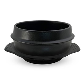 J-kitchens Heat-Resistant Pot, Chigae Pot, 5.3 inches (13.5 cm), Includes Saucer, Made in Korea