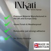 INKati GB Car Stickers 8-Pack in Various Sizes - Includes