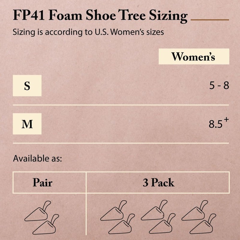 FootFitter Foam Shoe Tree with Handle for Women's High Heels